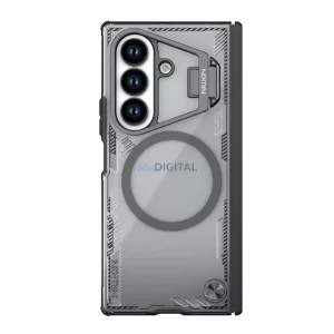 HUSĂ! - NILLKIN ICEBLADE FOLD silicon telefon protector (rezistent la șocuri, protector de cameră, MagSafe) BLACK Samsung Galaxy Z Fold7 (SM-F966)