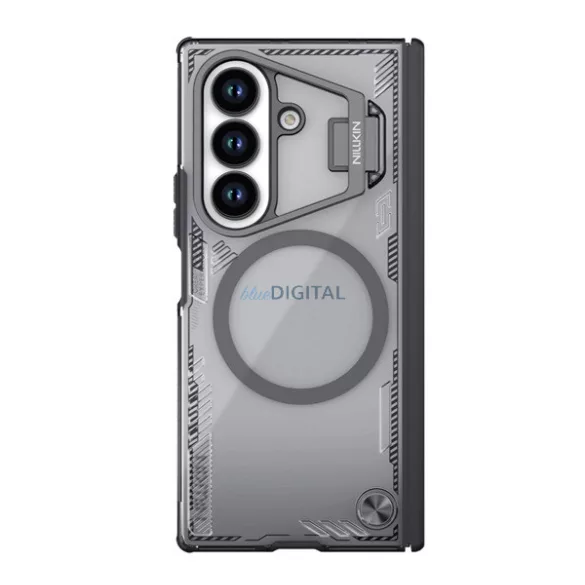 HUSĂ! - NILLKIN ICEBLADE FOLD silicon telefon protector (rezistent la șocuri, protector de cameră, MagSafe) BLACK Samsung Galaxy Z Fold7 (SM-F966)