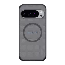   HUSĂ! - NILLKIN SUPER FROSTED PRO MAGNETIC plastic telefon protector (magnetic, rezistent la impact, cauciucat) TRANSFER / negru Google Pixel 10 Pro, Pixel 10