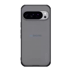   HUSĂ! - NILLKIN SUPER FROSTED PRO plastic protector de telefon (rezistent la impact, cauciucat, suprafață aspră) TRANSFER / negru Google Pixel 10, Pixel 10 Pro