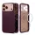 HUSĂ! - SPIGEN NANO POP Silicone Phone Cover (Camera Protector, MagSafe) BURGUNDY Apple iPhone 17 Pro Max