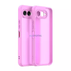   HUSĂ! - Silicon protector de telefon (spate din plastic, colț pernă de aer, mat) ROSE CHINA T Phone 3 5G