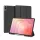 HUSĂ! - DUX DUCIS DOMO Husă permanentă cu efect de piele (FLIP activ, deschidere laterală, TRIFOLD, suport pentru birou, suport pentru stilou) BLACK Samsung Galaxy Tab S11 Ultra 5G (SM-X936B), Galaxy Tab S11 Ultra WIFI (SM-X930)