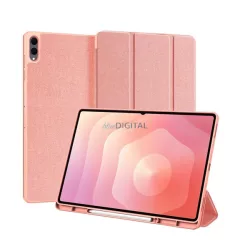   HUSĂ! - DUX DUCIS DOMO husă verticală, efect piele (active FLIP, deschidere laterală, TRIFOLD, suport birou, suport pix) ROSE Samsung Galaxy Tab S11 Ultra 5G (SM-X936B), Galaxy Tab S11 Ultra WIFI (SM-X9