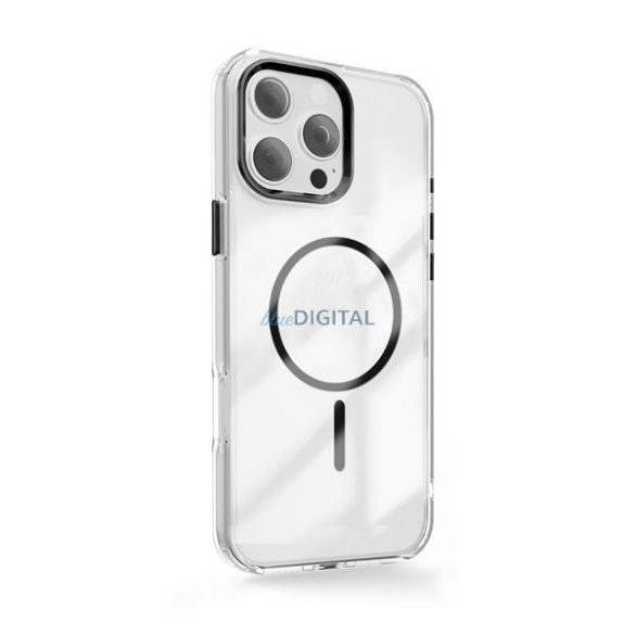 HUSĂ! - Silicon protector de telefon (spate din plastic, protector de cameră, MagSafe, colț pernă de aer) BLACK Apple iPhone Air