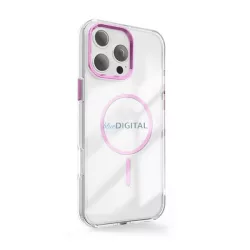   HUSĂ! - Protecție siliconică pentru telefon (capac spate din plastic, protecție cameră, MagSafe, colț pernă de aer) CULOARE ROSE Apple iPhone 14