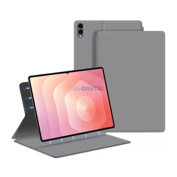 HUSĂ! - Carcasă Standing, efect piele (active FLIP, magnetic, deschidere laterală, suport desktop) Suprafață LIGHTNING Samsung Galaxy Tab S11 Ultra 5G (SM-X936B), Galaxy Tab S11 Ultra WIFI (SM-X930)