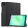 HUSĂ! - Husă permanentă cu efect de piele (FLIP activ, deschidere laterală, TRIFOLD, suport de birou) BLACK Samsung Galaxy Tab A11 LTE (SM-X135), Galaxy Tab A11 WIFI (SM-X130)