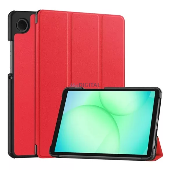 HUSĂ! - Husă permanentă, efect piele (active FLIP, deschidere laterală, TRIFOLD, suport de birou) PIROS Samsung Galaxy Tab A11 LTE (SM-X135), Galaxy Tab A11 WIFI (SM-X130)