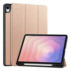   HUSĂ! - Husă Standing, efect piele (active FLIP, deschidere laterală, TRIFOLD, desktop, suport creioane) GOLDEN RUSAL Samsung Galaxy Tab S11 5G (SM-X736B), Galaxy Tab S11 WIFI (SM-X730)