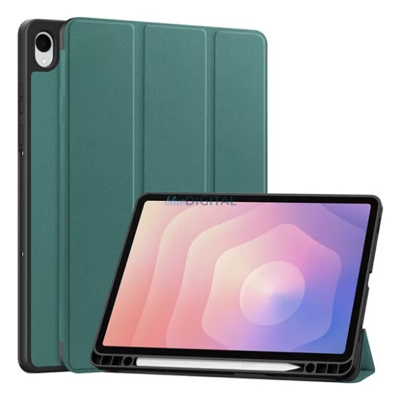 HUSĂ! - Husă permanentă, efect piele (active FLIP, deschidere laterală, TRIFOLD, desktop, suport creioane) Husă pliabilă Samsung Galaxy Tab S11 5G (SM-X736B), Galaxy Tab S11 WIFI (SM-X730)