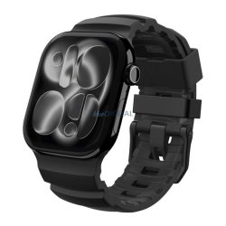   SPIGEN WBS2 curea (personalizată, mare, silicon, reglabilă) BLACK Apple Watch Series 5 44mm, Watch Series 4 44mm, Watch Series 3 42mm