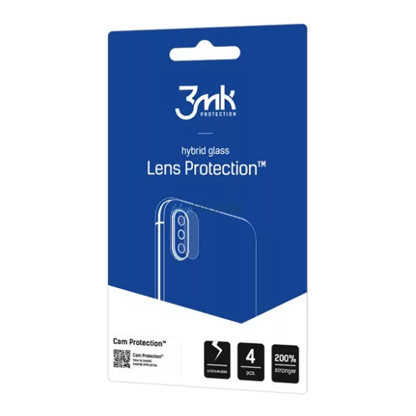 3MK LENS PROTECTION camera de protecție de sticlă 4pcs (flexibil, ultra-subțire, 0.2mm, 7H) pentru Xiaomi Redmi Notă 14 5G
