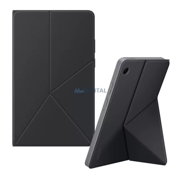 HUSĂ! - SAMSUNG caz în picioare, efect de piele (activ FLIP, deschidere laterală, TRIFOLD, desktop, magnetic) BLACK Samsung Galaxy Tab A11 LTE (SM-X135), Galaxy Tab A11 WIFI (SM-X130)