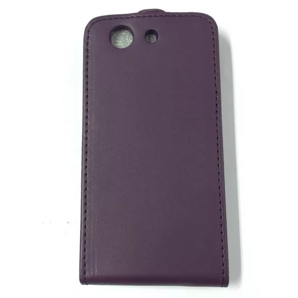 Husă cu rabat subțire din silicon pentru Sony Xperia Z3 Compact D5803 mov