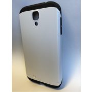   Husă rigidă cu armătură albă pentru Samsung I9500 I9505 I9506 I9515 Galaxy S4