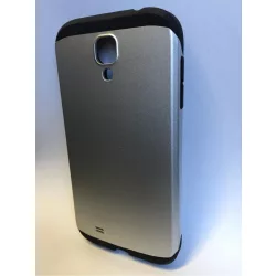   Husă rigidă pentru Samsung I9500 I9505 I9506 I9515 Galaxy S4 Silver Armor