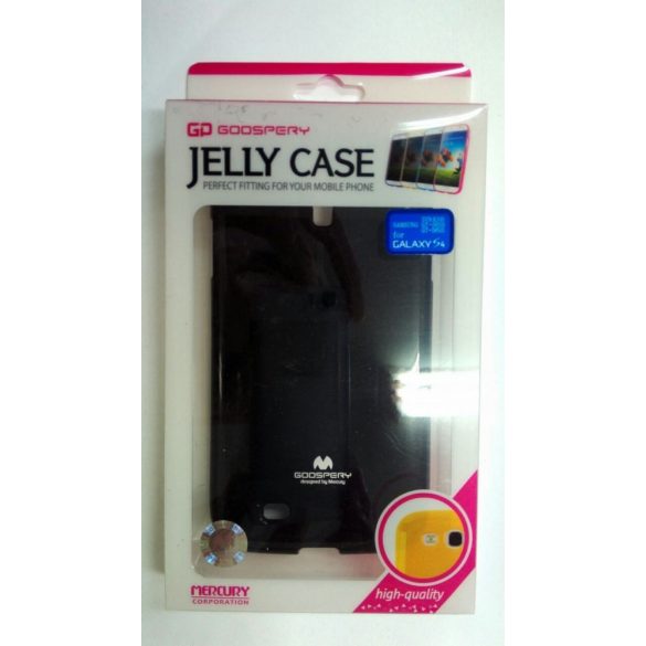 Husa din silicon neagra Mercury Jelly pentru Samsung I9500 I9505 I9506 I9515 Galaxy S4 S4 LTE