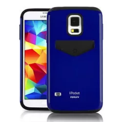   Husa din spate Mercury iPocket Samsung i9500 i9505 i9506 i9515 Galaxy S4 albastru închis