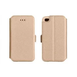 Carcasa LG G3S G3 Mini D722 cu cadru din silicon auriu