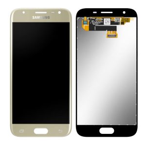 Samsung Galaxy J3 (2017) LCD+panou tactil, auriu, SM-J330
