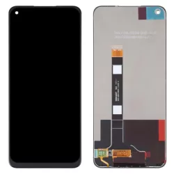  Realme 8 5G / Narzo 30 5G LCD negru+panou tactil  - PIESĂ DE SCHIMB!