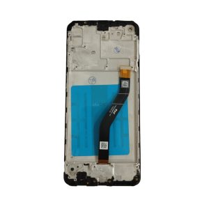 Samsung Galaxy A21 LCD + panou tactil cu ramă, negru, SM-A215