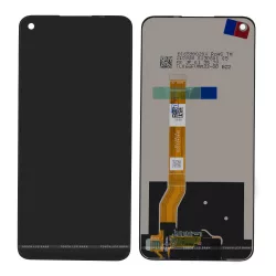 Oppo A76 / A36 LCD negru + panou tactil  - PIESĂ DE SCHIMB!