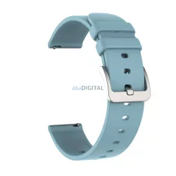   Curea smartwatch Colmi, silicon, albastru, 20mm, Curea din silicon