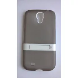   Carcasă din spate remarcabilă pentru Samsung i9500 i9505 i9506 i9515 Galaxy S4 gri-alb