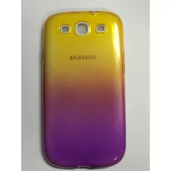   Samsung I9300 I9301 I9305 Galaxy S3/S3 Neo/S3 LTE galben și violet 0.3mm husă de silicon subțire