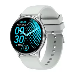   Ceas inteligent Colmi i10 cu curea din silicon, ecran HD de 1,2 inchi, impermeabil IP67, gri