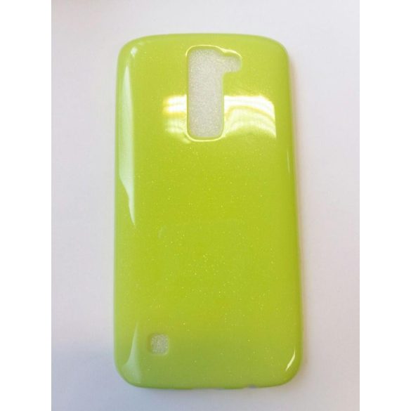 Husa din silicon Candy LG K7 X210 verde lime de 0,3 mm
