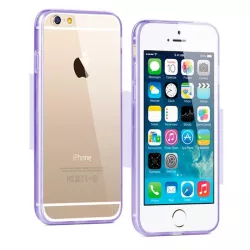   HUSĂ! - Carcasă din spate hibrid din silicon violet pentru iPhone 6 6S (4,7")