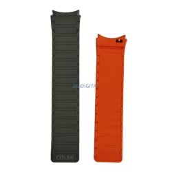   Curea smartwatch Colmi, silicon, magnetică, gri-portocaliu, 20mm, Curea magnetică din silicon
