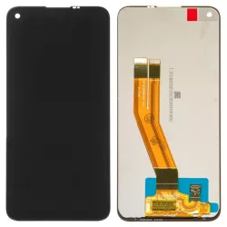   Samsung Galaxy A11 / M11 LCD + panou tactil, negru, SM-A115, SM-M115  - PIESĂ DE SCHIMB!