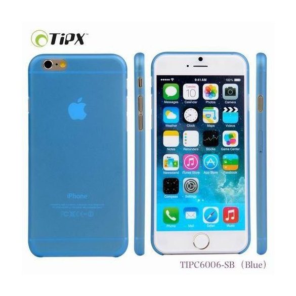 Carcasa din plastic Samsung A300 Galaxy A3 albastra transparenta Slimark 0.4mm