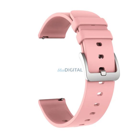 Curea smartwatch Colmi, silicon, roz, 22mm, Curea din silicon