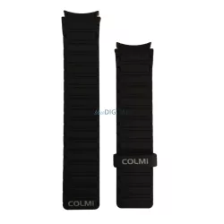   Curea smartwatch Colmi, silicon, magnetica, neagra, 20mm, Curea magnetica din silicon