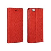   Husa telefon Huawei Y6 II, husa carte, husa cu deschidere laterala, inchidere magnetica, rosie
