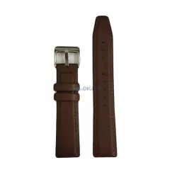   Curea smartwatch Colmi, silicon/piele sintetica, maro, 20mm, Curea din piele