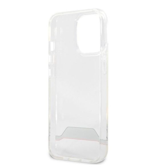 Carcasa AMG pentru iPhone 11 (6,1") transparentă cu dungi albe