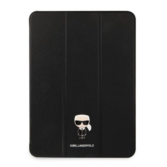 Karl Lagerfeld Metal Saffiano (KLFC11OKMK) iPad Pro 11 (11") 2020 / 2021 bibliotecă neagră