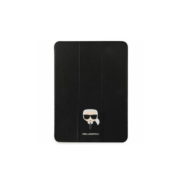 Karl Lagerfeld Head Saffiano (KLFC12OKHK) husă neagră pentru iPad Pro (12,9") 2020 / 2021