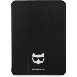   Husă pentru tabletă iPad Pro (12,9"), neagră, Karl Lagerfeld Choupette Head Saffiano (KLFC12OCHK)
