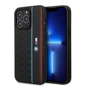 Husă spate iPhone 14 Plus (6,7"), neagră, BMW, BMHCP14M22PGVK
