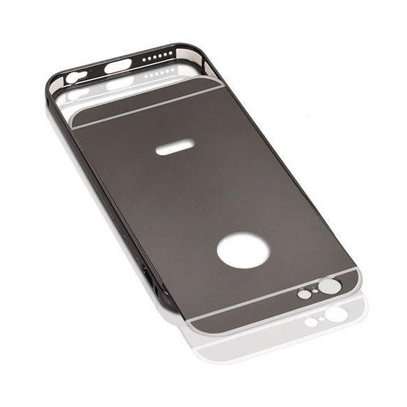 Capac spate oglindă bara de protecție din aluminiu negru pentru Samsung J500 Galaxy J5