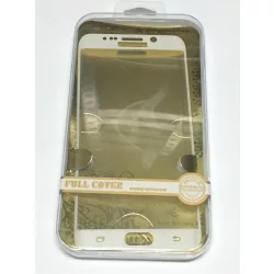   Samsung G928F Galaxy S6 Edge+ folie de sticlă frontală albă îndoită de 0,3 mm