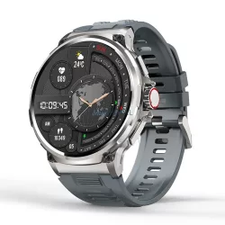   Ceas inteligent Colmi V69 cu curea din silicon, ecran IPS de 1,85", ecran mare, rezistență la apă IP68, gri