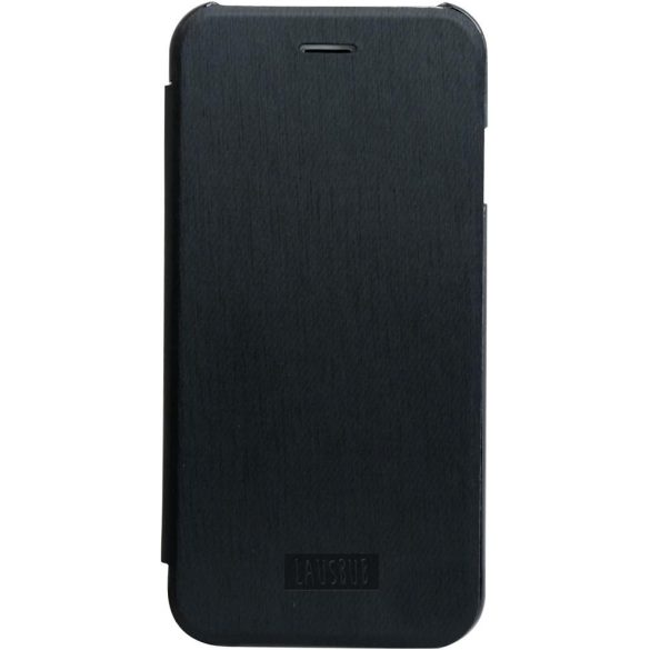 Husă Lausbub pentru iPhone 6 / 6S (4,7"), neagră, cu spate dur transparent